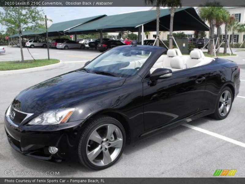 Obsidian Black / Alabaster 2010 Lexus IS 250C Convertible