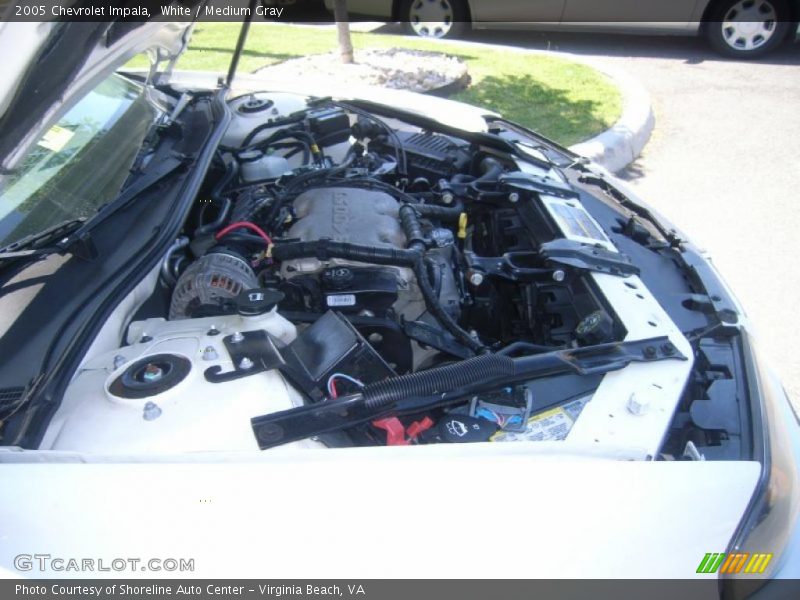 White / Medium Gray 2005 Chevrolet Impala