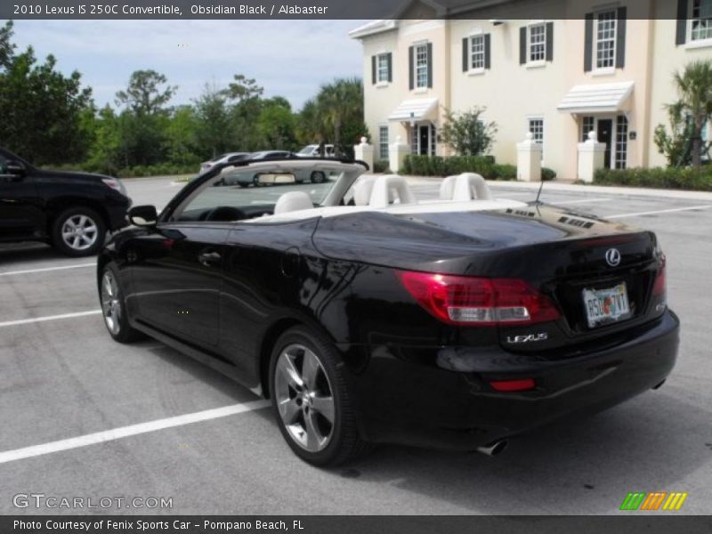 Obsidian Black / Alabaster 2010 Lexus IS 250C Convertible