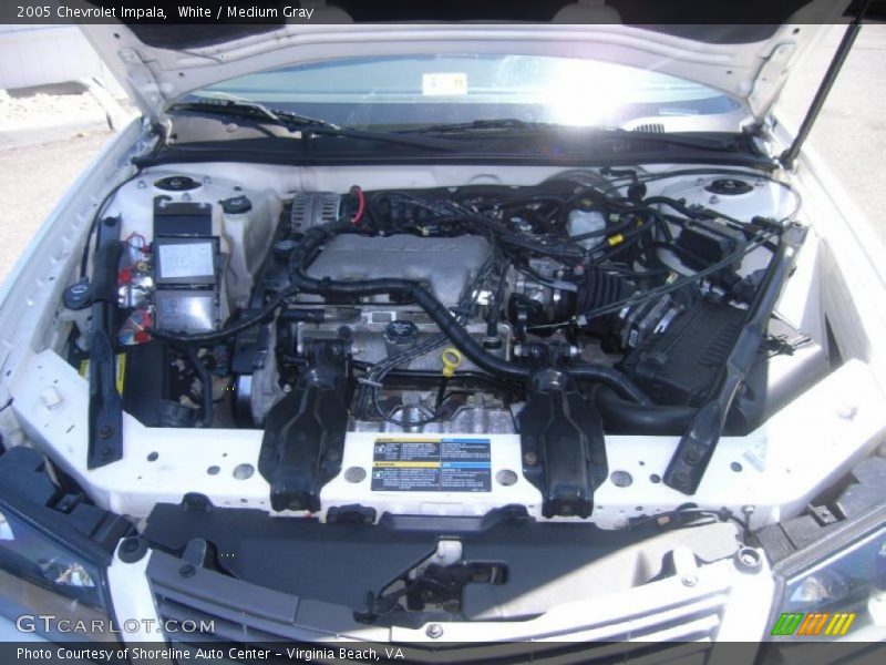 White / Medium Gray 2005 Chevrolet Impala