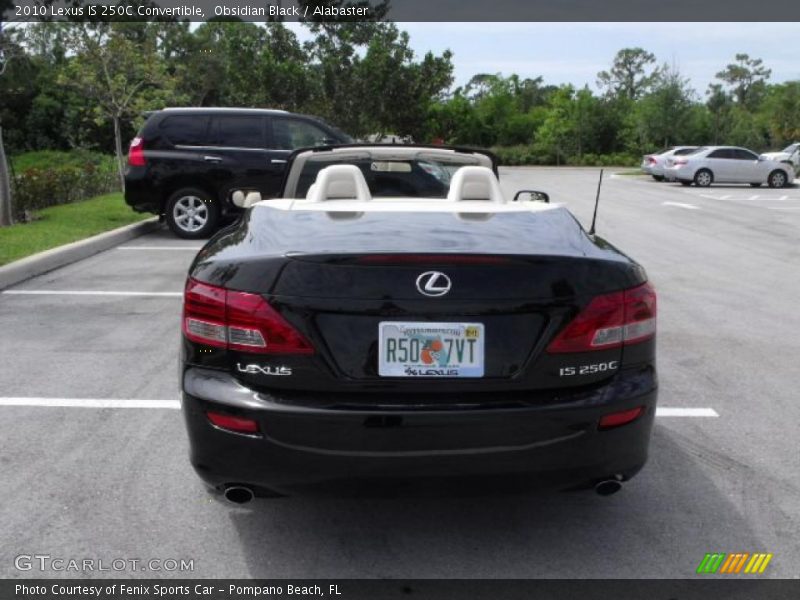 Obsidian Black / Alabaster 2010 Lexus IS 250C Convertible