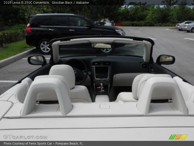 Obsidian Black / Alabaster 2010 Lexus IS 250C Convertible