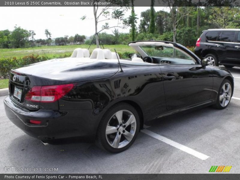 Obsidian Black / Alabaster 2010 Lexus IS 250C Convertible