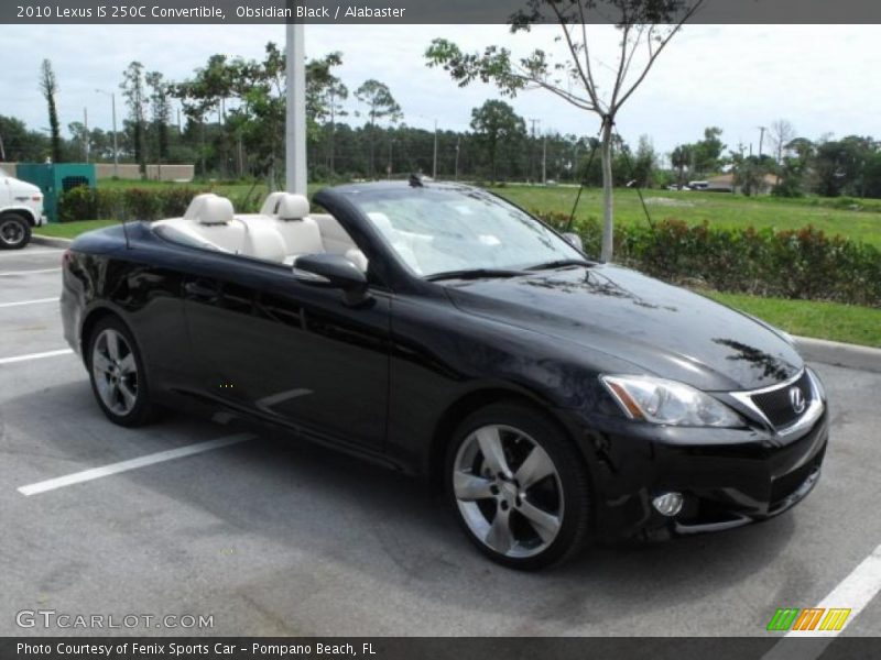 Obsidian Black / Alabaster 2010 Lexus IS 250C Convertible