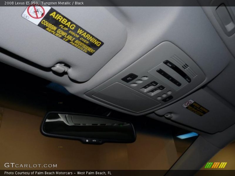 Tungsten Metallic / Black 2008 Lexus ES 350