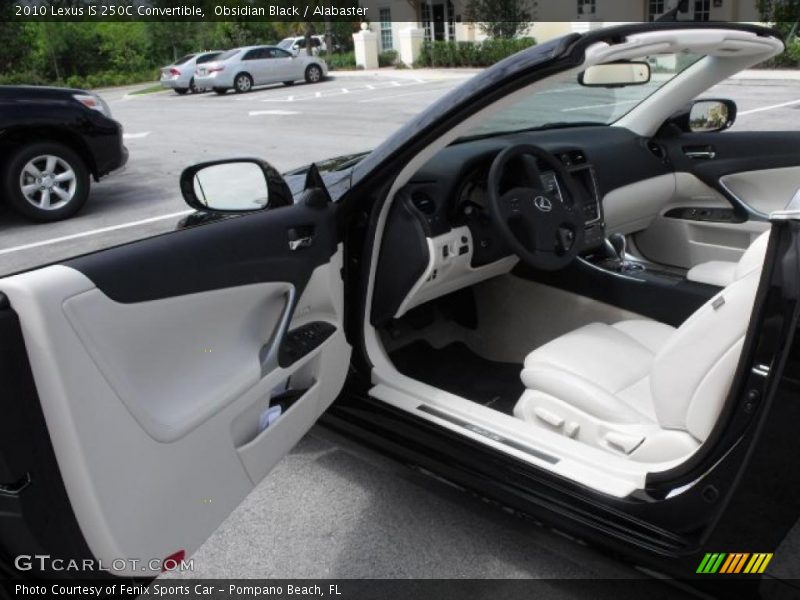 Obsidian Black / Alabaster 2010 Lexus IS 250C Convertible