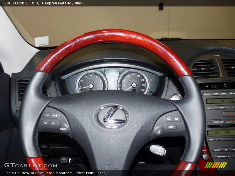 Tungsten Metallic / Black 2008 Lexus ES 350