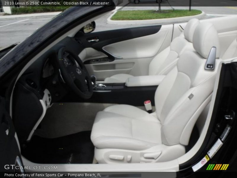 Obsidian Black / Alabaster 2010 Lexus IS 250C Convertible