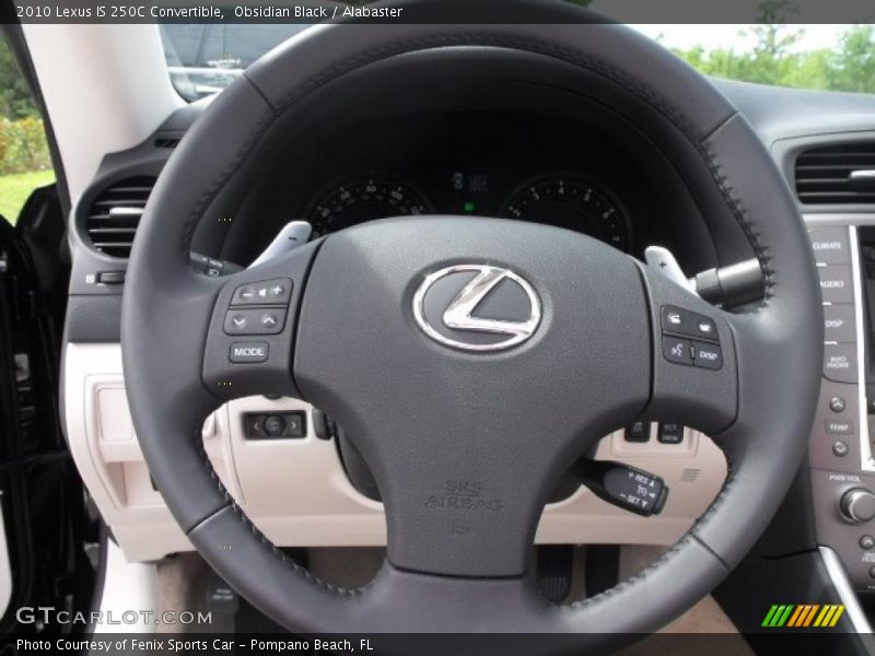Obsidian Black / Alabaster 2010 Lexus IS 250C Convertible