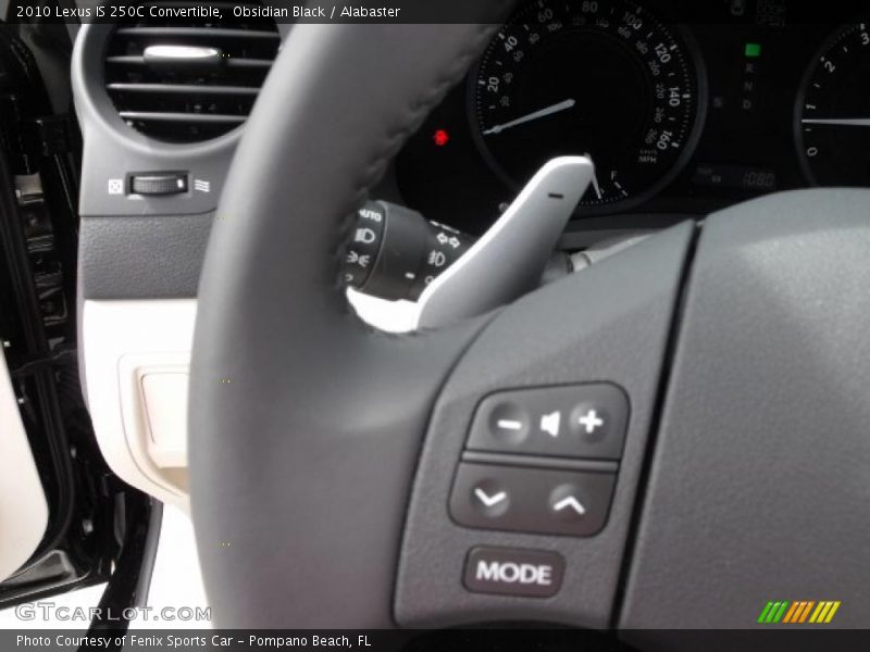 Obsidian Black / Alabaster 2010 Lexus IS 250C Convertible
