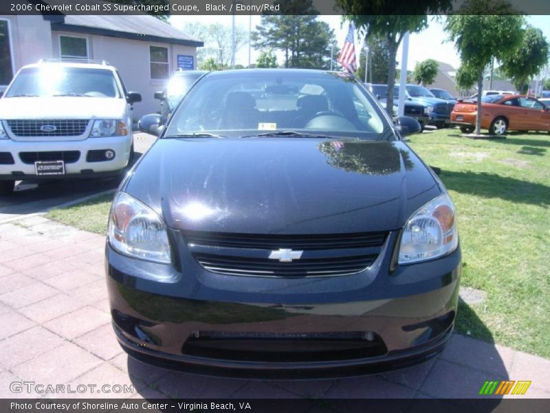 Black / Ebony/Red 2006 Chevrolet Cobalt SS Supercharged Coupe