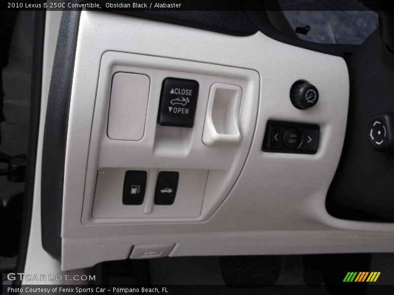 Obsidian Black / Alabaster 2010 Lexus IS 250C Convertible