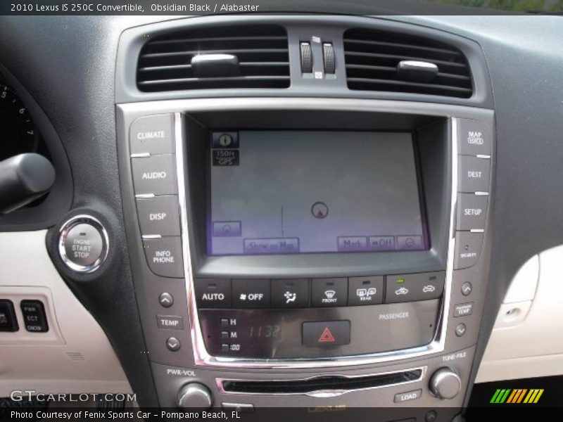 Obsidian Black / Alabaster 2010 Lexus IS 250C Convertible