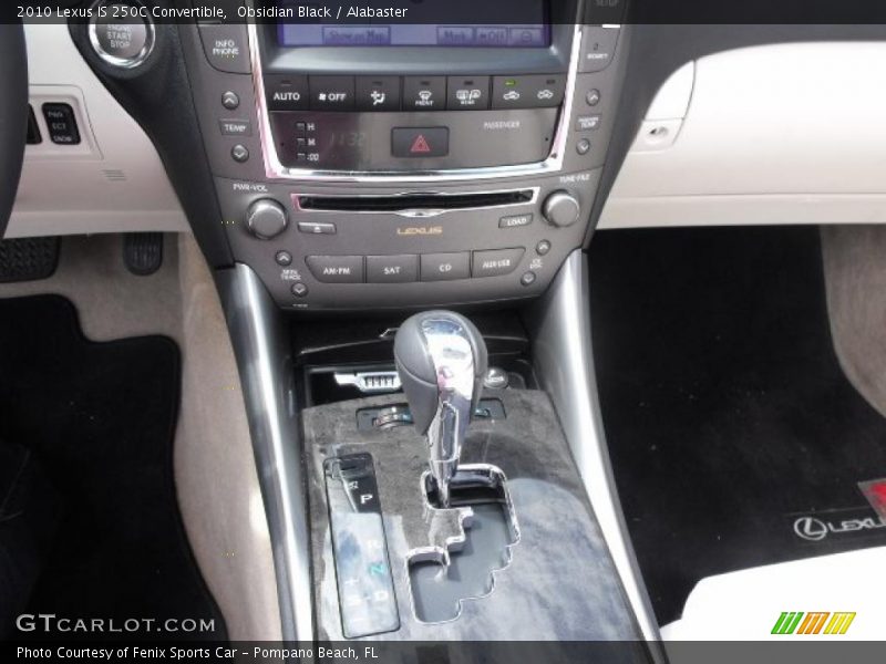 Obsidian Black / Alabaster 2010 Lexus IS 250C Convertible