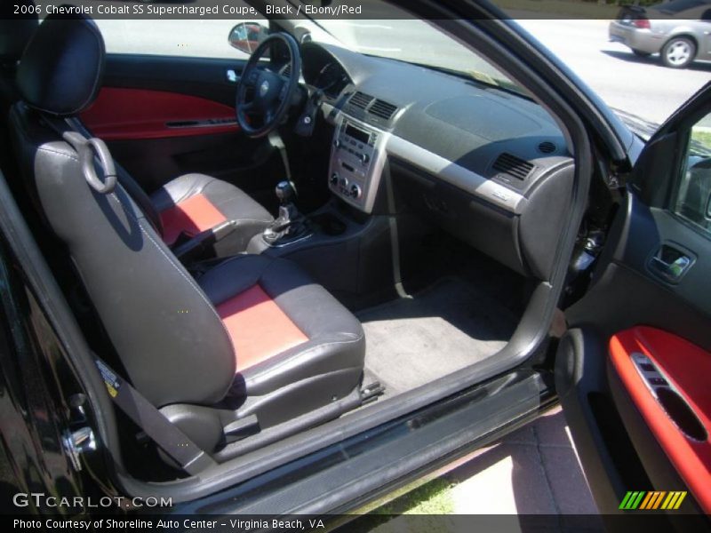 Black / Ebony/Red 2006 Chevrolet Cobalt SS Supercharged Coupe