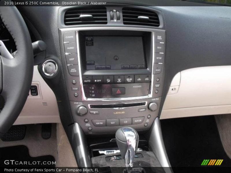 Obsidian Black / Alabaster 2010 Lexus IS 250C Convertible
