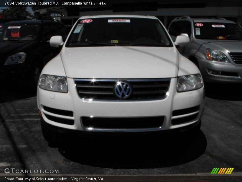 Campanella White / Teak 2004 Volkswagen Touareg V8