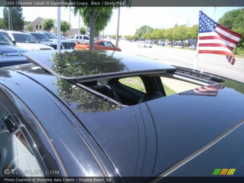 Black / Ebony/Red 2006 Chevrolet Cobalt SS Supercharged Coupe