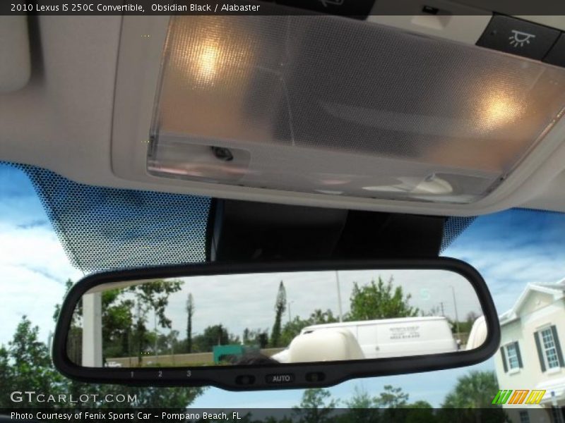 Obsidian Black / Alabaster 2010 Lexus IS 250C Convertible