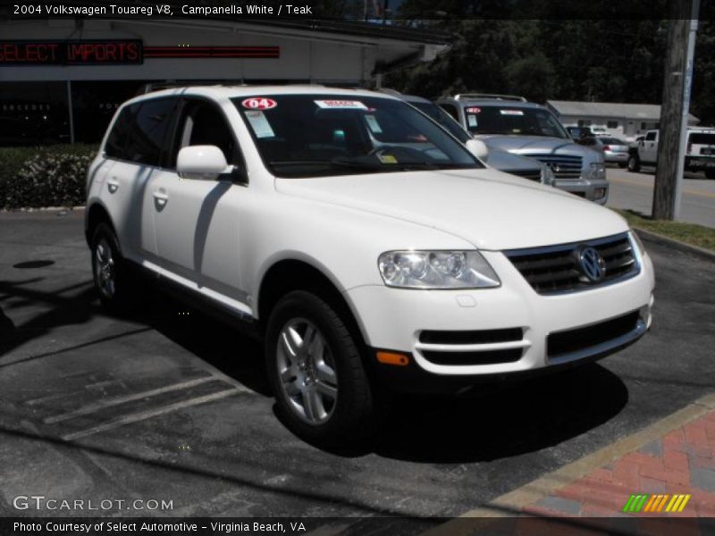 Campanella White / Teak 2004 Volkswagen Touareg V8