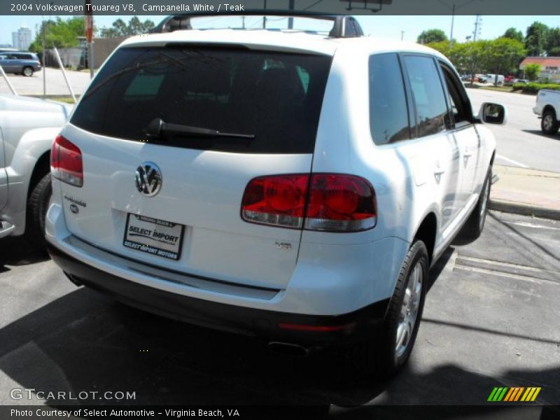 Campanella White / Teak 2004 Volkswagen Touareg V8
