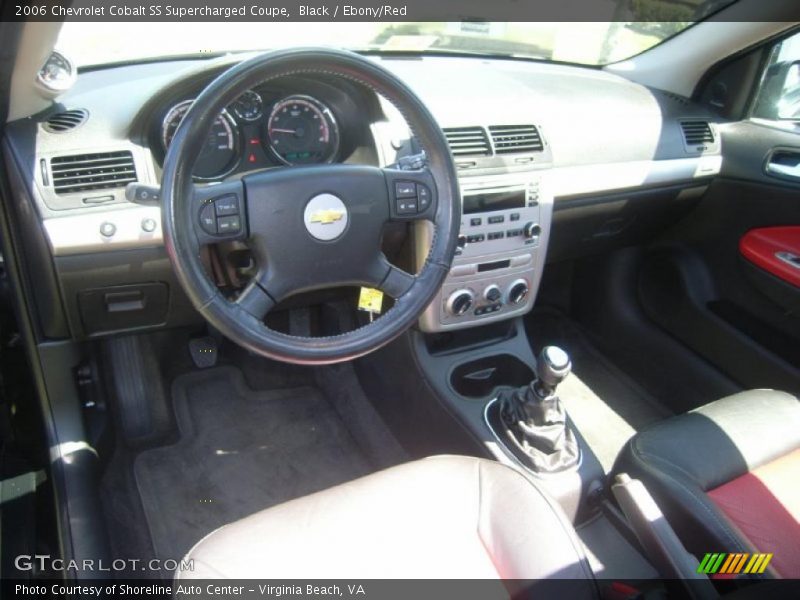 Black / Ebony/Red 2006 Chevrolet Cobalt SS Supercharged Coupe