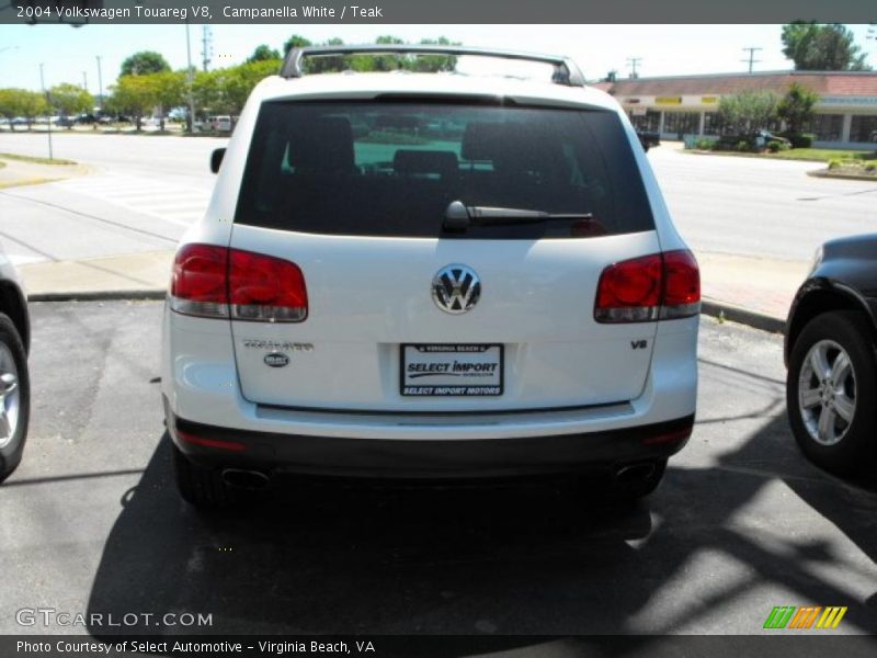 Campanella White / Teak 2004 Volkswagen Touareg V8