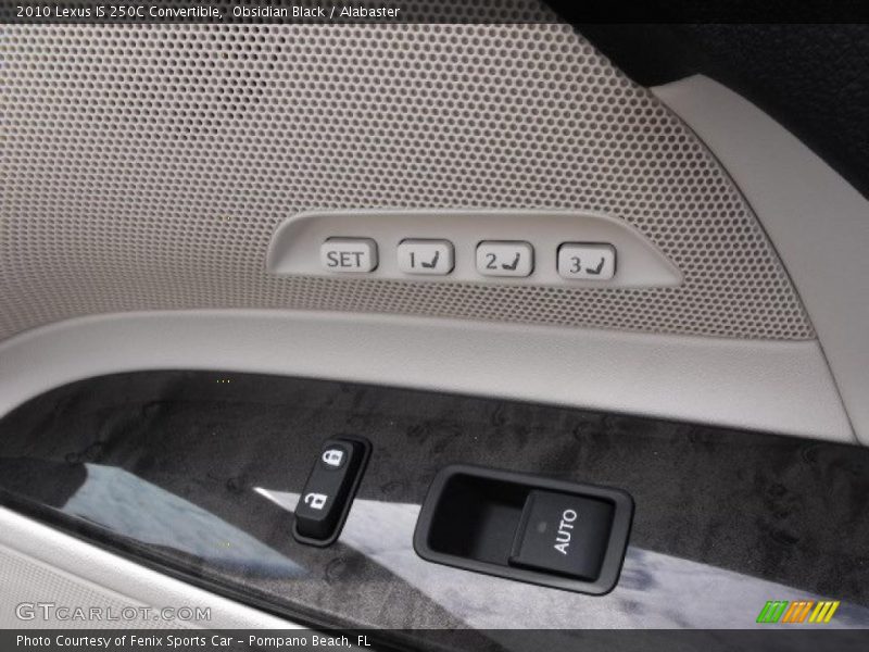 Obsidian Black / Alabaster 2010 Lexus IS 250C Convertible