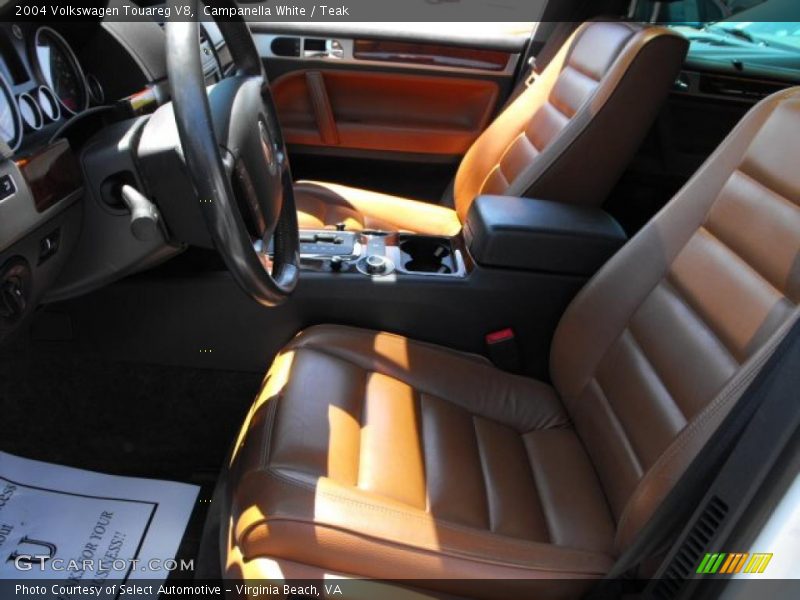 Campanella White / Teak 2004 Volkswagen Touareg V8