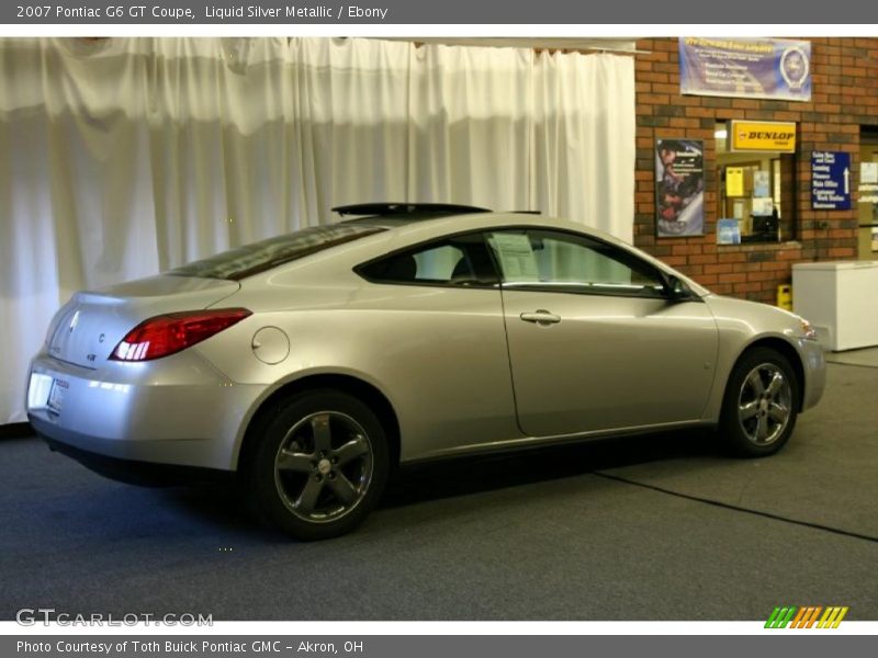 Liquid Silver Metallic / Ebony 2007 Pontiac G6 GT Coupe