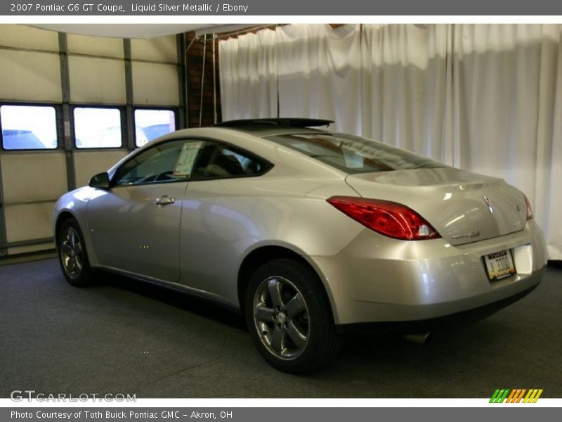 Liquid Silver Metallic / Ebony 2007 Pontiac G6 GT Coupe