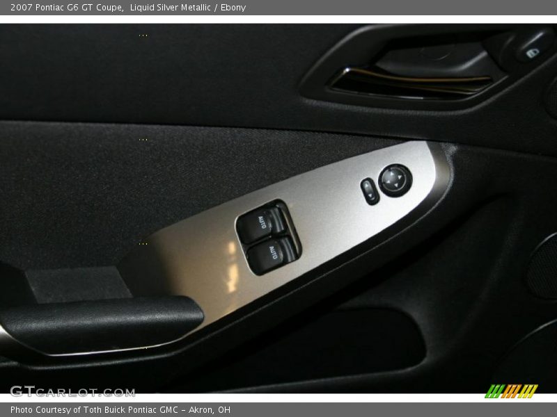 Liquid Silver Metallic / Ebony 2007 Pontiac G6 GT Coupe
