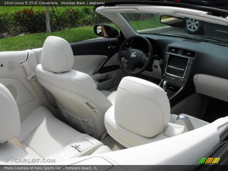 Obsidian Black / Alabaster 2010 Lexus IS 250C Convertible