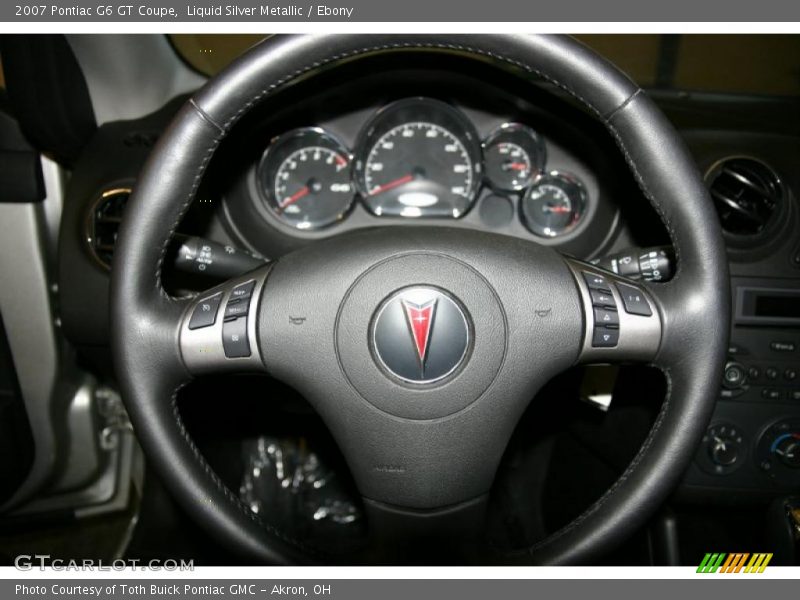 Liquid Silver Metallic / Ebony 2007 Pontiac G6 GT Coupe