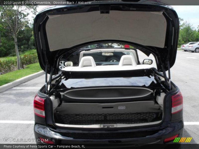 Obsidian Black / Alabaster 2010 Lexus IS 250C Convertible