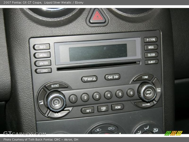 Liquid Silver Metallic / Ebony 2007 Pontiac G6 GT Coupe