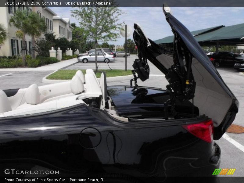 Obsidian Black / Alabaster 2010 Lexus IS 250C Convertible