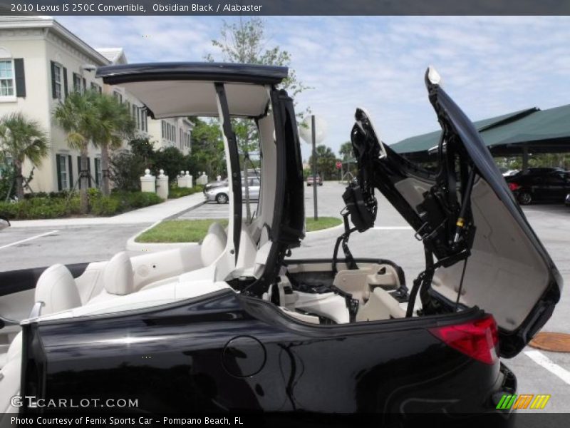 Obsidian Black / Alabaster 2010 Lexus IS 250C Convertible
