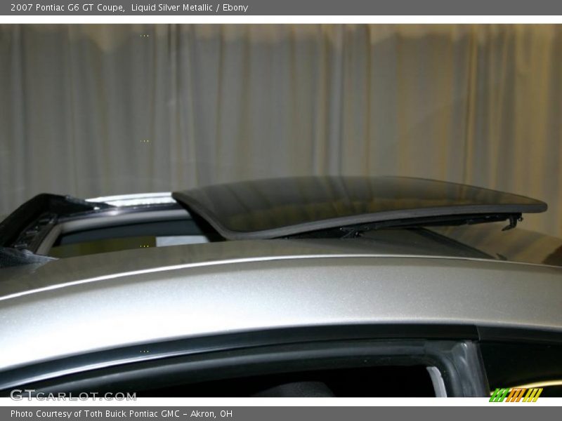 Liquid Silver Metallic / Ebony 2007 Pontiac G6 GT Coupe