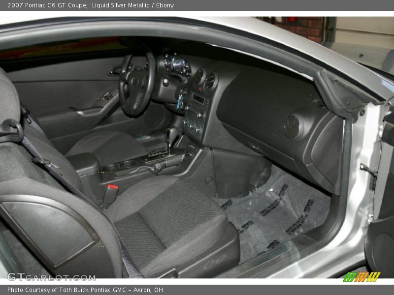 Liquid Silver Metallic / Ebony 2007 Pontiac G6 GT Coupe