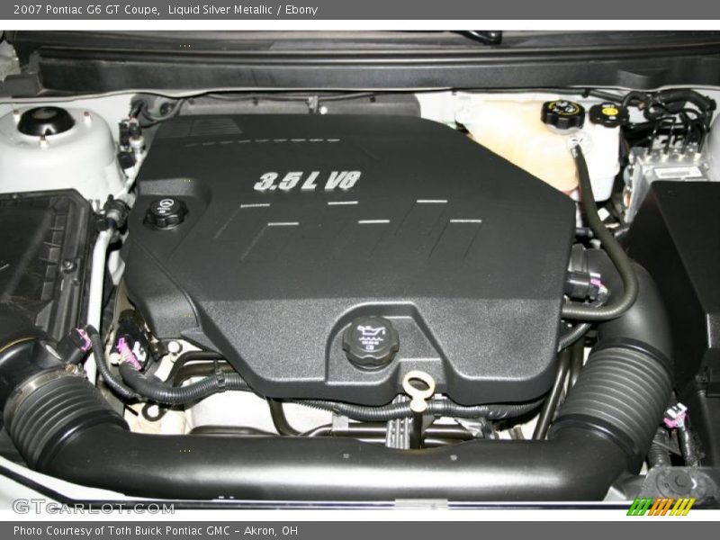 Liquid Silver Metallic / Ebony 2007 Pontiac G6 GT Coupe