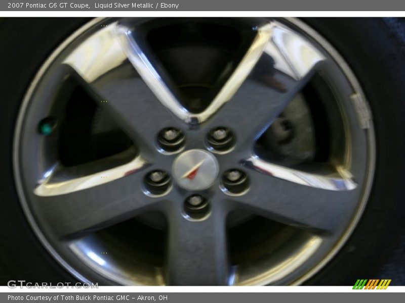 Liquid Silver Metallic / Ebony 2007 Pontiac G6 GT Coupe