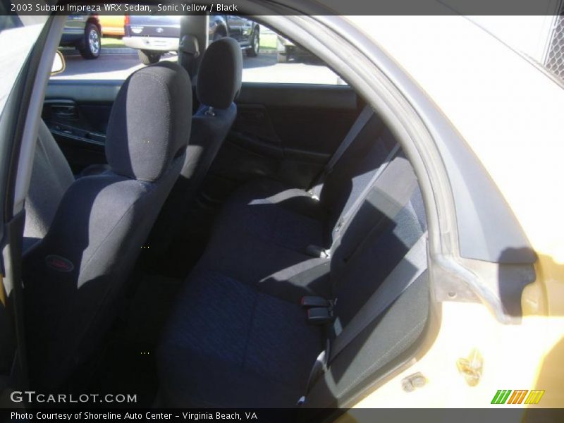 Sonic Yellow / Black 2003 Subaru Impreza WRX Sedan