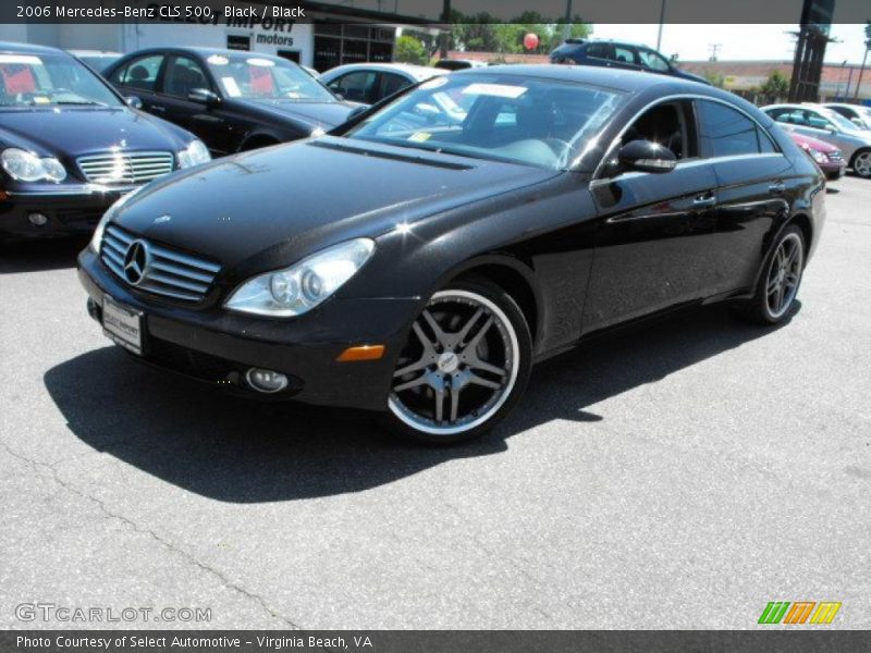 Black / Black 2006 Mercedes-Benz CLS 500