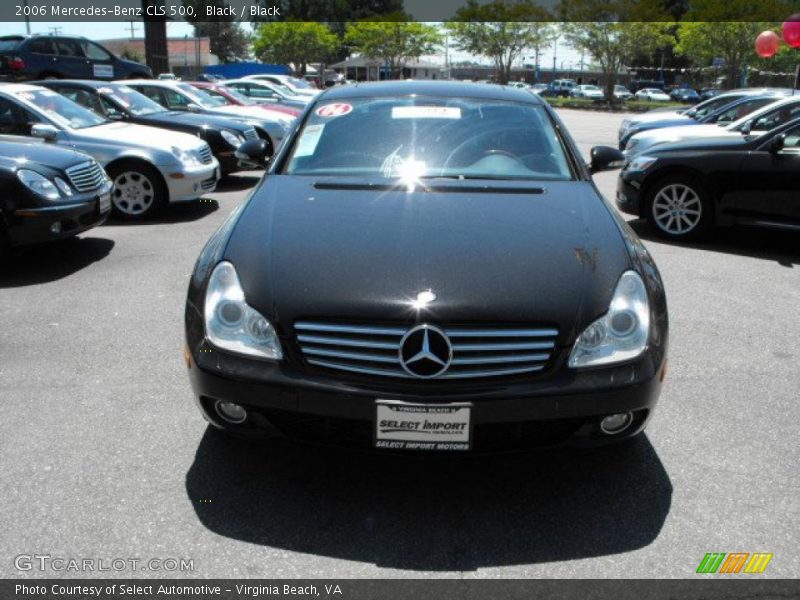 Black / Black 2006 Mercedes-Benz CLS 500