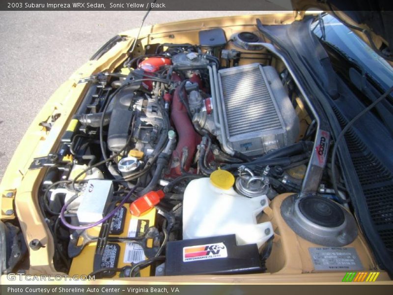 Sonic Yellow / Black 2003 Subaru Impreza WRX Sedan