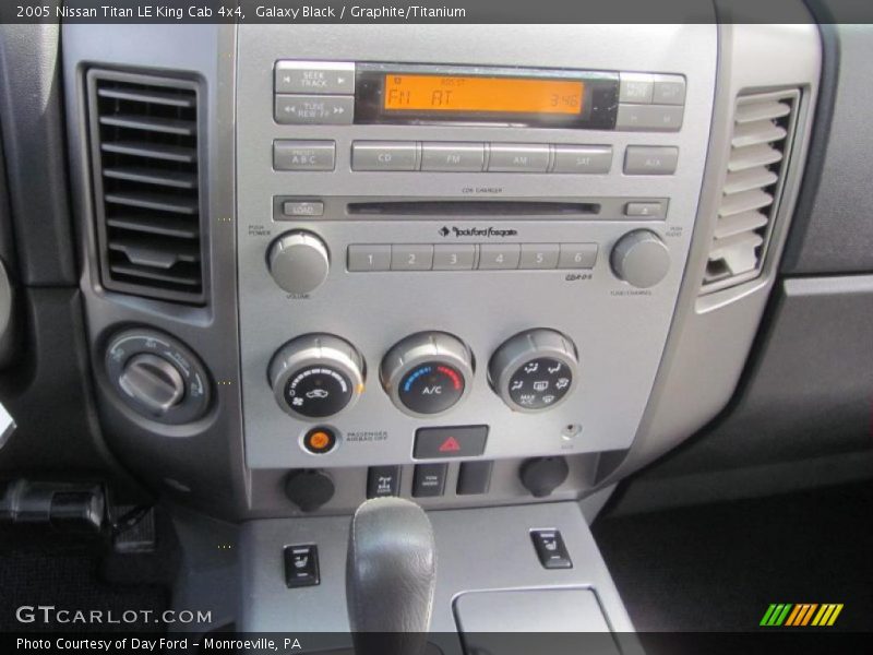 Galaxy Black / Graphite/Titanium 2005 Nissan Titan LE King Cab 4x4
