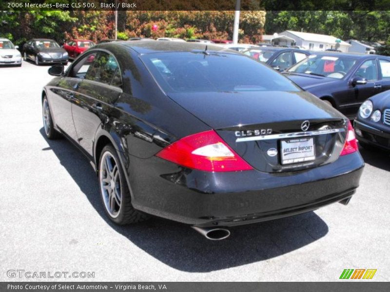 Black / Black 2006 Mercedes-Benz CLS 500