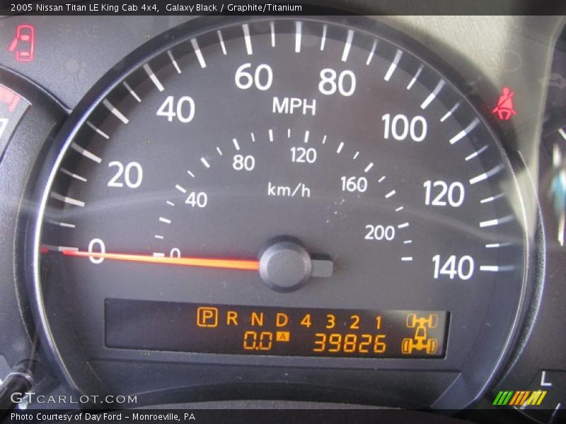 Galaxy Black / Graphite/Titanium 2005 Nissan Titan LE King Cab 4x4