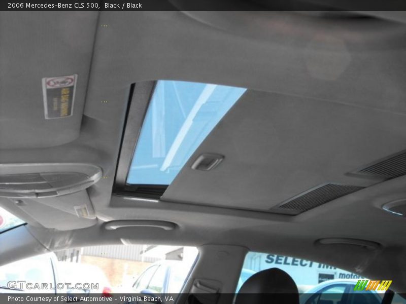 Black / Black 2006 Mercedes-Benz CLS 500